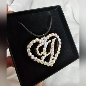 letter Y pendant necklace